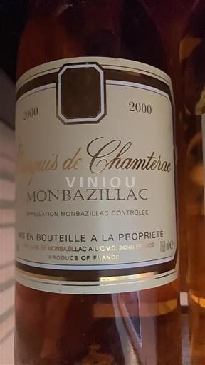 Sud-Ovest Monbazillac Marquis De Chamterac 2000