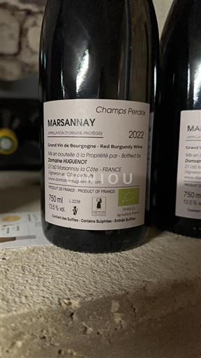 Burgundsko Marsannay Grand Cru Huguenot Champs Perdrix 2022