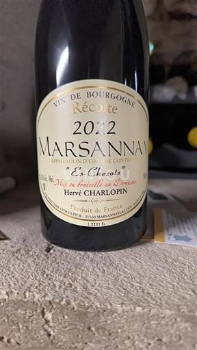 Burgundi Marsannay Hervé Charlopin Es-Chezots 2022