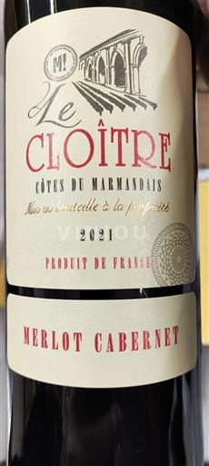 Sudoeste Côtes del Marmandés Le Cloître 2021