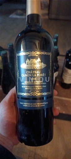 Bordeaux Bordeaux Supérieur Canon La Forêt 2019