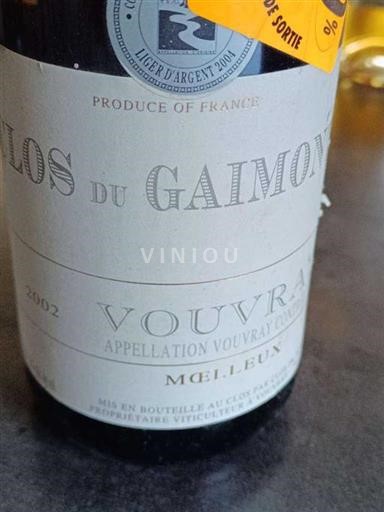 Loire-dalen Vouvray Clos Du Gaimont 2002