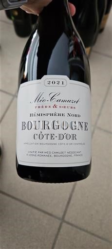 Burgundi Bourgogne Côte d'Or Domaine Méocamuzet Hémisphère Nord 2021