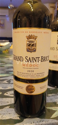 Bordeaux Médoc Grand Saint-Brice 2020