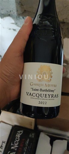 Rhône Valley Vacqueyras Gabriel Meffre Saint-Barthélemy 2022