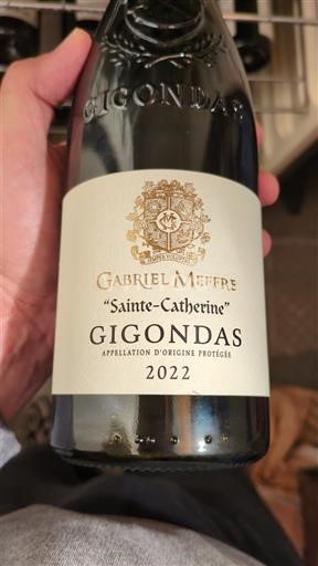 Rhônen laakso Gigondas Gabriel Meffre Sainte-Catherine 2022