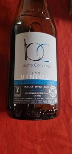 Loire Valley Muscadet Sèvre et Maine Domaine Bruno Cormerais Vieilles Vignes 2021