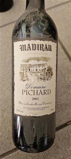 Southwest Madiran Domaine Pichard 2002