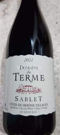 Rhône Valley Gigondas Domaine Terme Non-Vintage
