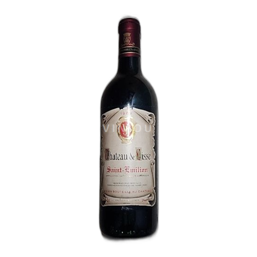 Vin Rouge sec Château Lisse 1989 France Bordeaux Saint-Émilion AOC