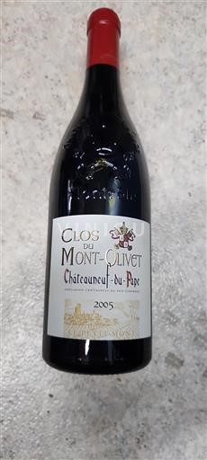 Rhônen laakso Châteauneuf-du-Pape Clos Du Montolivet Le Petit Mont 2005