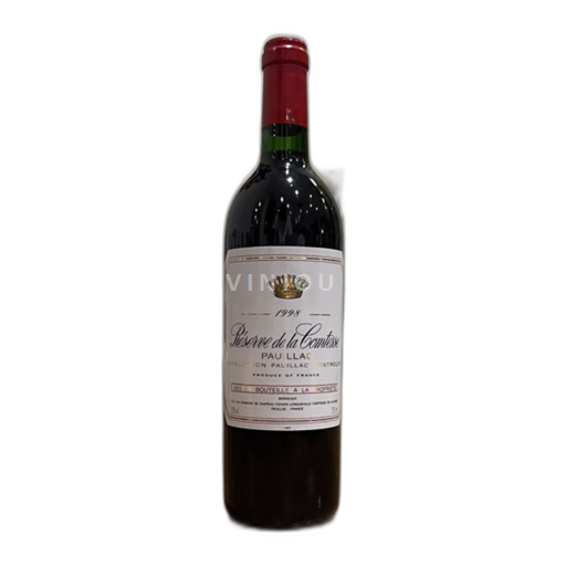Bordeaux Pauillac Château Pichon Longueville Comtesse de Lalande Réserve de la Comtesse 1998