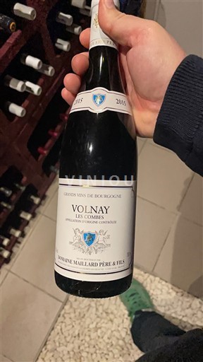 Burgundy Volnay Domaine Maillard Père & Fils Les Combes 2015