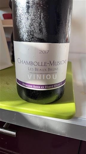 Borgoña Chambolle-Musigny Domaine Anne Et Hervé Sigaut Les Beaux Bruns 2017