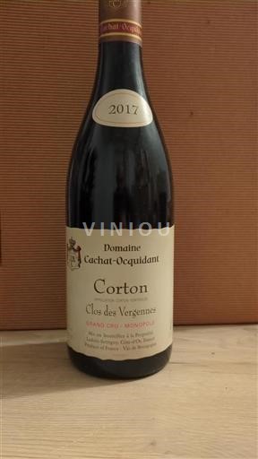 Burgundi Corton Grand Cru Cachatocquidant Clos des Vergennes 2017