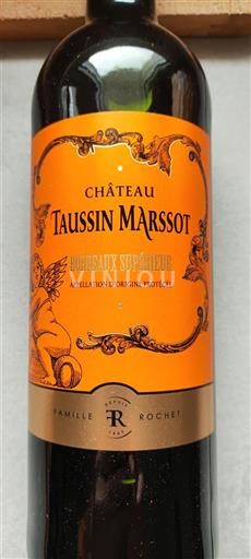 Bordeaux Bordeaux Supérieur Château Taussin Marssot 2019