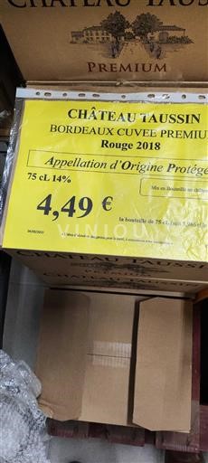 Bordeaux Château Taussin Bordeaux Premium 2018