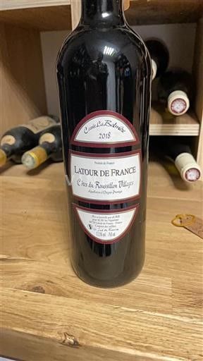 Vin Rouge sec Cuvée La Balverne 2018 France Roussillon Côtes du Roussillon Villages AOC