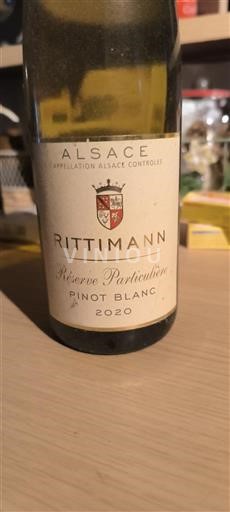 Alsácia Não especificado Rittmann Réserve Particulière 2020