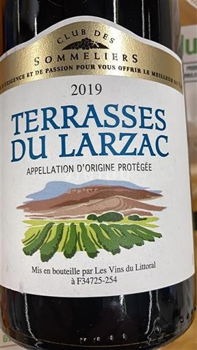 Languedoc Terrasses-du-larzac Club Des Sommeliers 2019