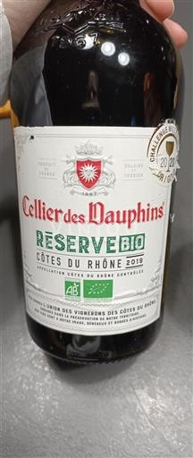 Rhônetal Côtes du Rhône Cellier Des Dauphins Reserve Bio 2019