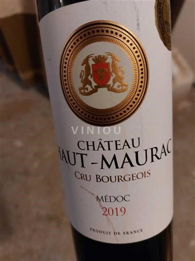 Bordeaux Médoc Cru Bourgeois Château Haut Maurac 2019
