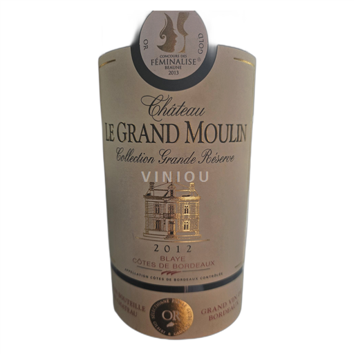 Bordeaux Blaye-Côtes-de-Bordeaux Château Le Grand Moulin Collection Grande Réserve 2012