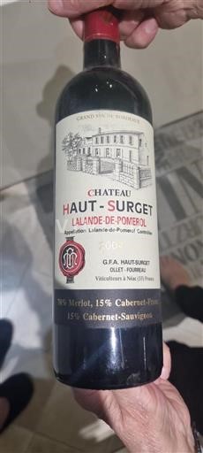 Burdeos Lalande-de-Pomerol Château Hautsurget 2004