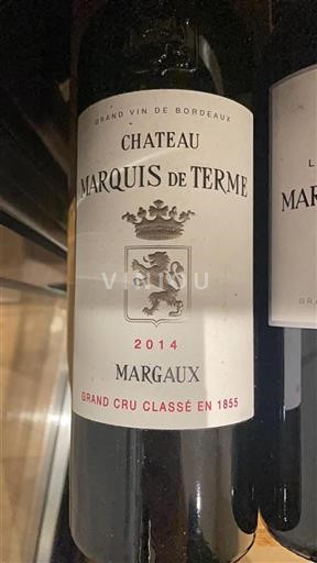 Burdeos Margaux Grand Cru Marquis De Terme 2014