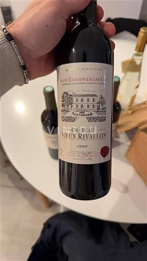 Bordeaux Saint-Émilion Grand Cru Grand Cru Château Vieux Rivallon 1999