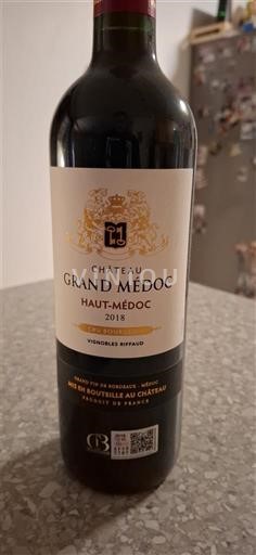 Bordeaux Haut-Médoc Cru Bourgeois Château Grand Médoc 2018