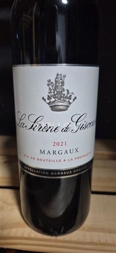 Bordeaux Margaux La Sirène De Giscours La Sirène de Giscours 2021