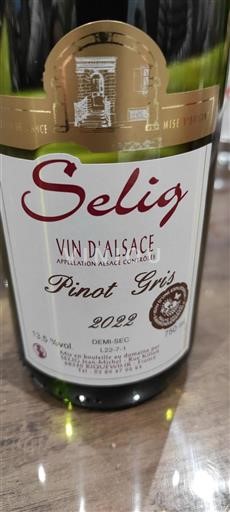 Alsace Not Specified Selig Pinot Gris 2022