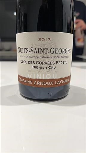 Burgundi Nuits-saint-georges Premier Cru Domaine Arnouxlachaux 2013