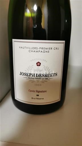 Champaña No especificado Joseph Desruets Signature Sin añada