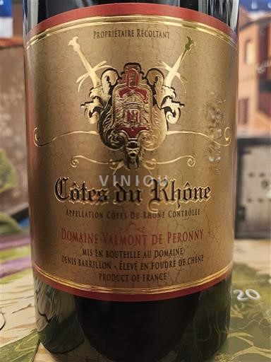 Rona dolina Côtes-du-Rhône Domaine Valmont De Peronny 2021