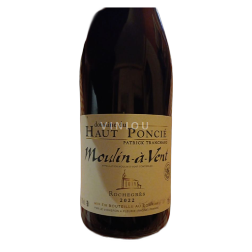 Beaujolais Moulin-à-vent Domaine Hautponcié 2022