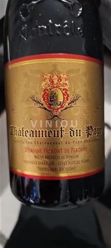 Rhône-dalen Châteauneuf-du-Pape Domaine Valmont De Peronny Vieilles Vignes 2020