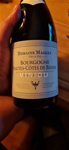 Bourgogne Hautes Côtes de Beaune Domaine Mazilly Vieilles Vignes 2023