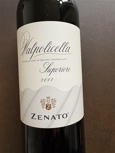 Vénétie Valpolicella Zenato Superiore 2021