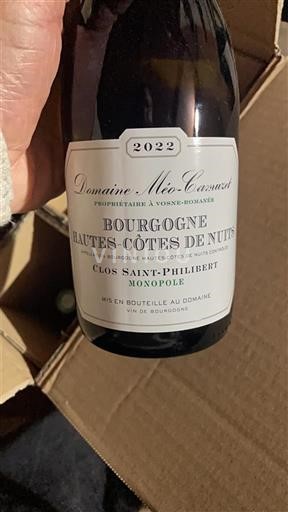 Bourgogne Không được chỉ định Domaine Méocamuzet "Clos Saint-Philibert - Monopole" 2022