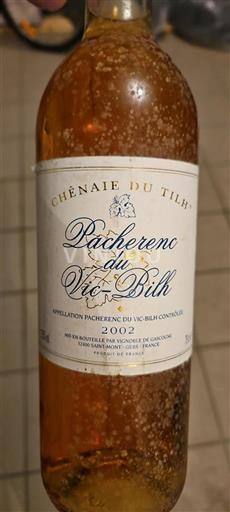 Lounais-Ranska Pacherenc-du-vic-bilh Chênaie Du Tilh 2002