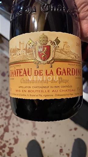 Vale do Ródano Châteauneuf-du-Pape Château La Gardine 2007