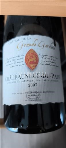 Valle del Ródano Châteauneuf-du-Pape. Château La Gardine 2007