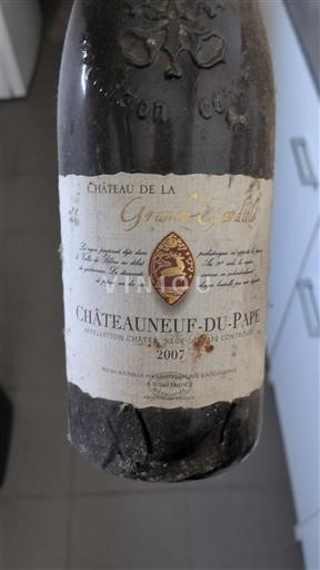 Verërat Rouge sec Château La Gardine 2007 Francë Lugina e Ronës Châteauneuf-du-Pape AOC