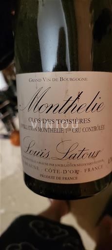 Burgundsko Nespecifikováno Premier Cru Louis Latour Clos des Toisières 2009