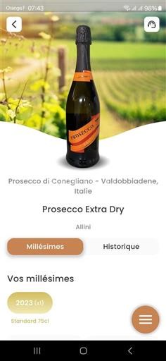 Benecija Prosecco Allini Prosecco Extra Dry 2023