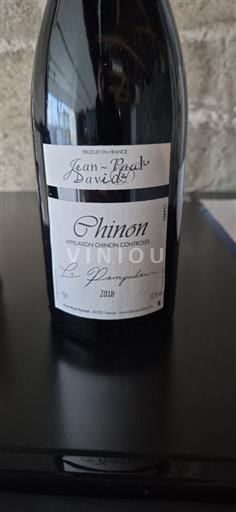 Údolí Loiry Chinon Jean Paul David Le Pampre 2018