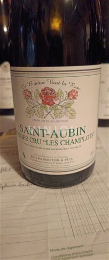 Burgund Saint-Aubin Premier Cru Gilles Bouton & Fils Les Champlots 2023