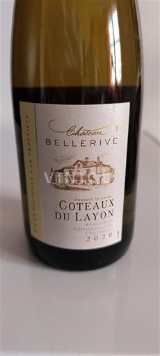 Dolina Loare Coteaux-du-Layon Château Bellerive 2020